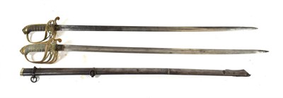 Lot 268 - A Victorian 1822 Pattern Infantry Officer's Sword, the 82.5cm single edge fullered steel blade...