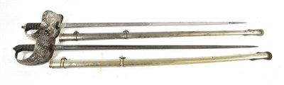 Lot 270 - A Victorian 1897 Pattern Infantry Officer's Sword, the 82cm fullered steel blade crisply etched...