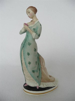 Lot 15 - A Rare Royal Worcester Bone China Figure of Clarissa, design prototype no.3607, modelled by...