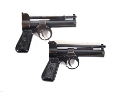 Lot 371 - PURCHASER MUST BE 18 YEARS OF AGE OR OVER  Two Post-War Webley .177 Calibre Air Pistols,...