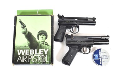 Lot 374 - PURCHASER MUST BE 18 YEARS OF AGE OR OVER A Webley Junior Mk.II .177 Calibre Air Pistol, with black