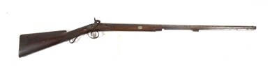 Lot 403 - A 19th Century Percussion 32 Bore Garden Gun, the 76.5cm steel barrel with Birmingham proof...