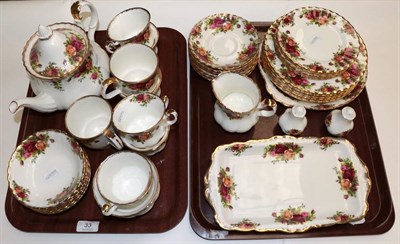 Lot 33 - A Royal Albert Old Country Roses part tea service