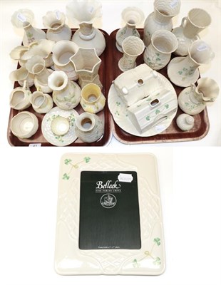 Lot 43 - Approximately thirty pieces of Belleek porcelain (30)
