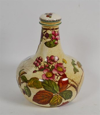 Lot 65 - A Wedgwood, for Humphrey Taylor & Co London, floral decorated decanter