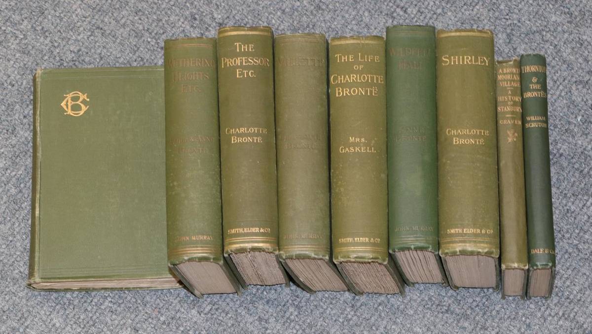 Lot 1023 - The Bronte Sisters, Works. John Murray, 1905-20. 8vo, org. green cloth binding. The Haworth...