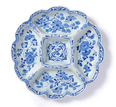 Lot 64 - An English Delft Sweetmeat Dish, probably William Griffiths, Lambeth High Street, circa 1750-60, of