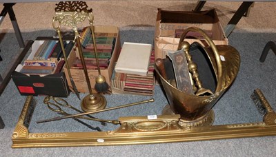 Lot 1041 - A group of 19th century and later brass fire implements