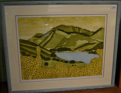 Lot 1108 - John Brunsdon (1933-2014) Llanberis, signed and numbered inscribed print, 45cm by 60cm