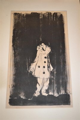 Lot 1129 - Ethel Gabain, Pierrot, signed lithograph  Provenance: Colnaghi, London