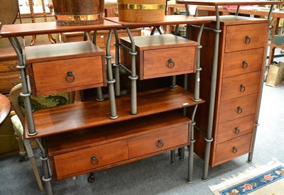 Lot 1204 - Barker & Stonehouse furniture comprising a dressing table, a tallboy, and two bedside tables (4)