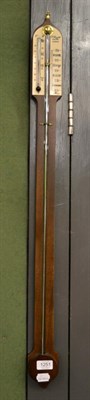 Lot 1251 - A reproduction stick barometer, dial signed Comitti & Son, London