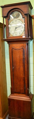 Lot 1259 - An oak thirty hour longcase clock, Hepton, North S, Allerton