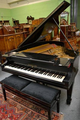 Lot 1283 - Steinway & Sons 5'11'' ebonised baby grand piano, model no. 223345, the frame stamped 'October...