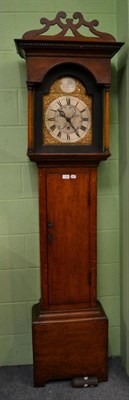 Lot 1354 - An oak thirty hour longcase clock, G Miller, Gateshead