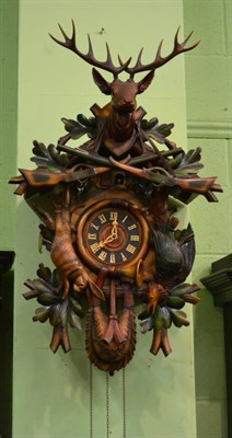 Lot 1358 - A 20th century musical cuckoo clock