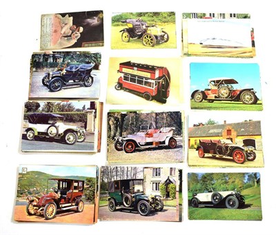 Lot 3055 - Motor Car Interest: A Collection of Colour Postcards and Photographs, to include three model London