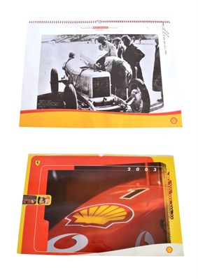 Lot 3065 - The Definitive Shell Lubricants Millennium Calendar: a limited edition calendar produced by...