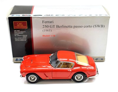 Lot 3131 - CMC Ferrari 250 GT Berlinetta Passo Corto (SWB) 1961 1:18 scale (E box G-E)
