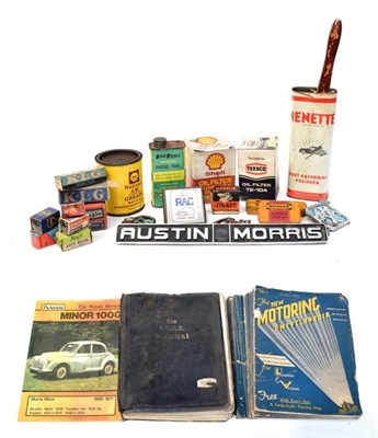 Lot 3171 - A Collection of Car Spares and Automobilia, to include three RAC car badges, two Ford Ghia, an XR3i