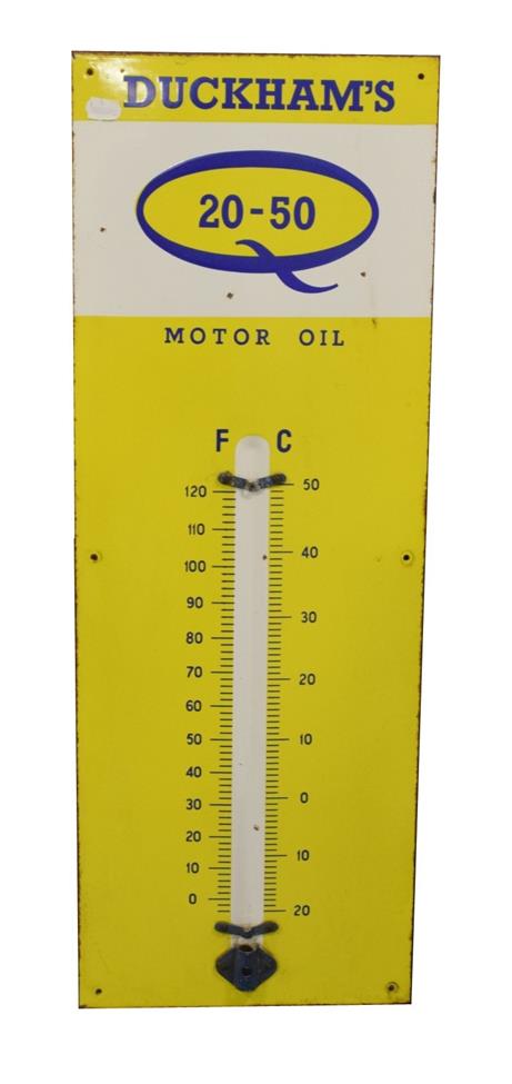 Lot 3209 - A Duckhams Enamel 20-50 Motor Oil