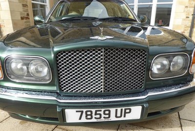Lot 3257 - 1998 Bentley Arnage Auto Registration number: 7859 UP Date of first registration: 06 07 1998...