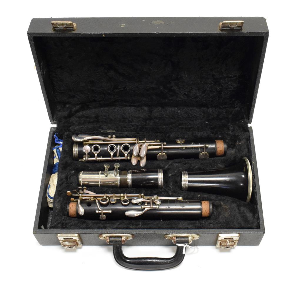 Lot 20 - Clarinet Buffet Conservatoire no.239405 (1983) Made in France, all four parts stamped with...