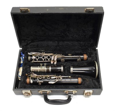 Lot 20 - Clarinet Buffet Conservatoire no.239405 (1983) Made in France, all four parts stamped with...