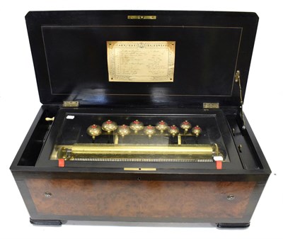 Lot 62 - A Fine Bells-en-Vue Musical Box Playing 12 Airs, By B. A. Bremond (Late Rivenc), serial No....