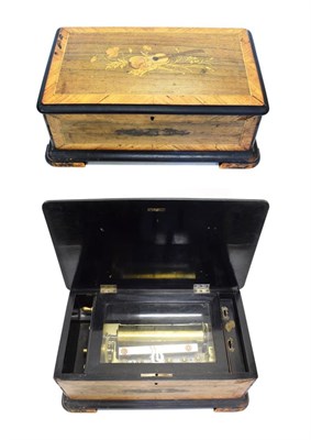 Lot 64 - A Musical Box Playing Eight Airs By Ami Rivenc, serial No. 42155, circa 1895, with...