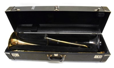 Lot 28 - Trombone King 3B Plus, serial No. 939064 cased in manufacturers hard case, comes with some...