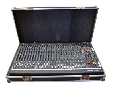 Lot 35 - Mixing Desk 24-Channel Soundcraft Spirit Live 42 with separate power supply in flight case with...