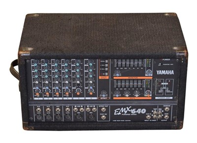 Lot 40 - Yamaha Powered Mixer Model EMX640 200 watt, 6 channel