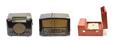 Lot 57 - Pilot Radio Three Band Receiver together with Bush Radio Type DAC 90 two band receiver, both...