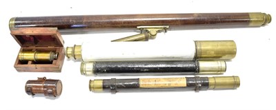 Lot 101 - Telescopes (i) Spencer, Browning & Rust (damaged) (ii) E A  Seagrove with Naval signals legend...