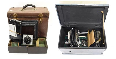 Lot 130 - Cambo 5x7'' Monorail Camera with Schneider-Kreuznach Super-Angulon f8  90mm lens; with...
