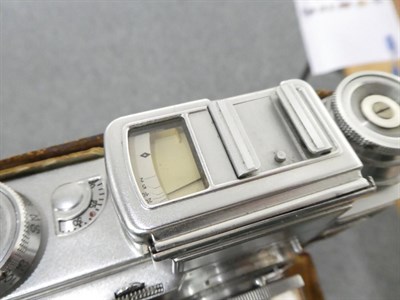 Lot 136 - Contax III Camera with Carl Zeiss  Jena Sonnar f2 50mm lens; together with a Sonnar f4 135mm...