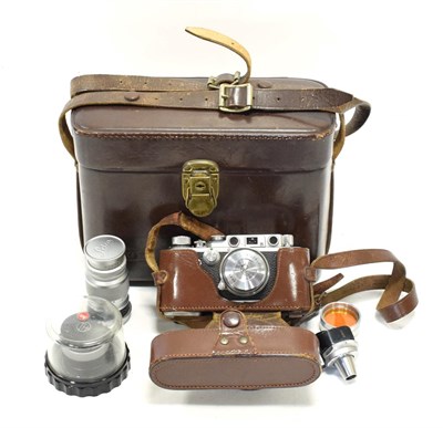 Lot 169 - Reid & Sigrist Ltd Rangefinder Camera no.2395, with Taylor-Hobson Anastigmat f2 2in lens, in...