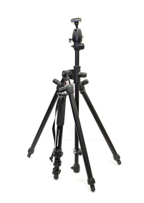 Lot 175 - Uni-Loc System 1700 Tripod, together with a  Manfrotto 680b monopod (2)