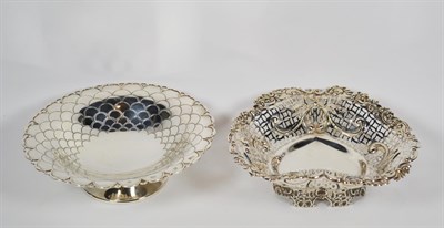 Lot 21 - A Victorian silver bowl and an Elizabeth II silver bowl, the first by William Aitken, Chester,...