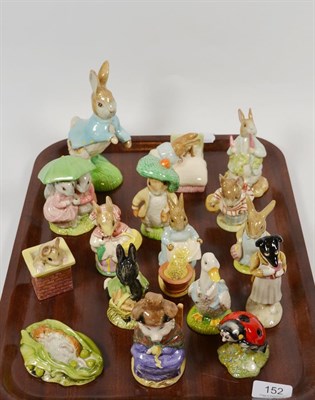 Lot 152 - Beswick Beatrix Potter's Pickles, together with various Royal Albert models including mother...
