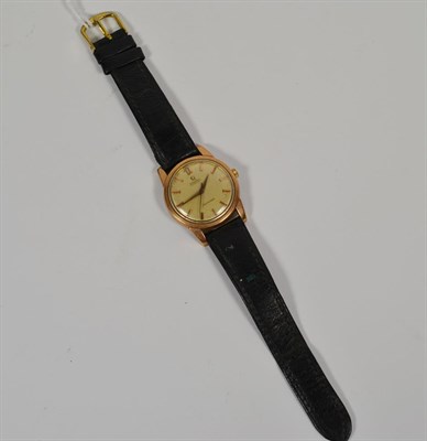 Lot 165 - A gold plated automatic wristwatch, signed Omega, Seamaster