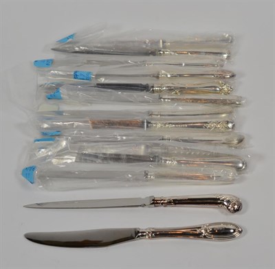 Lot 174 - Thirteen various Elizabeth II silver paper-knives, by William Yates, Sheffield, 1985, 1987,...