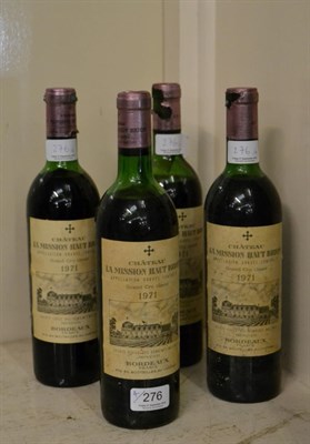 Lot 276 - Chateau la Mission Haut Briou 1971, (four bottles) (three closures in poor condition, corks intact)