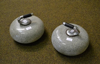 Lot 278 - Two curling stones