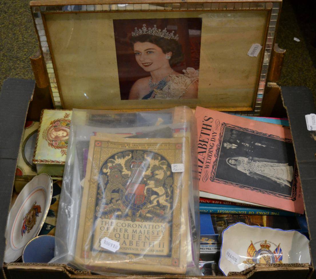 Lot 303 - An interesting collection of 20th century Royal commemorative wares including boxed Corgi,...