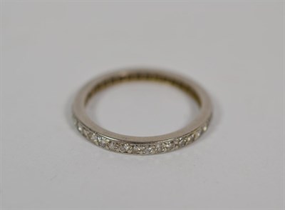 Lot 341 - A diamond eternity ring, finger size L