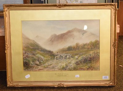 Lot 450 - H Perry Williams (fl.1841-71), The Peaks Of Arran, signed watercolour