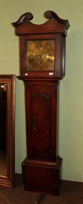 Lot 500 - ~ A pine thirty hour longcase clock, Thos Morpeth, Hexham