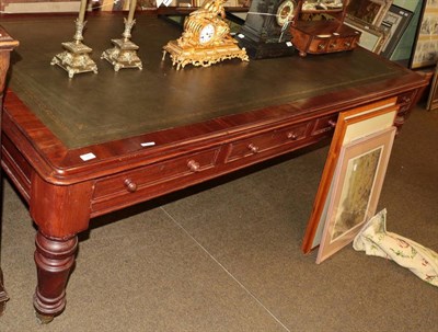 Lot 544 - A Victorian mahogany library table of large proportions